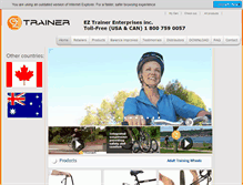 Tablet Screenshot of ez-trainer.com